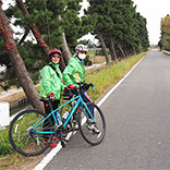 前浜神田の松葉並木。この右側に長七叩きがあり、さらに下には農家レストラン「葉菜の舎」がある